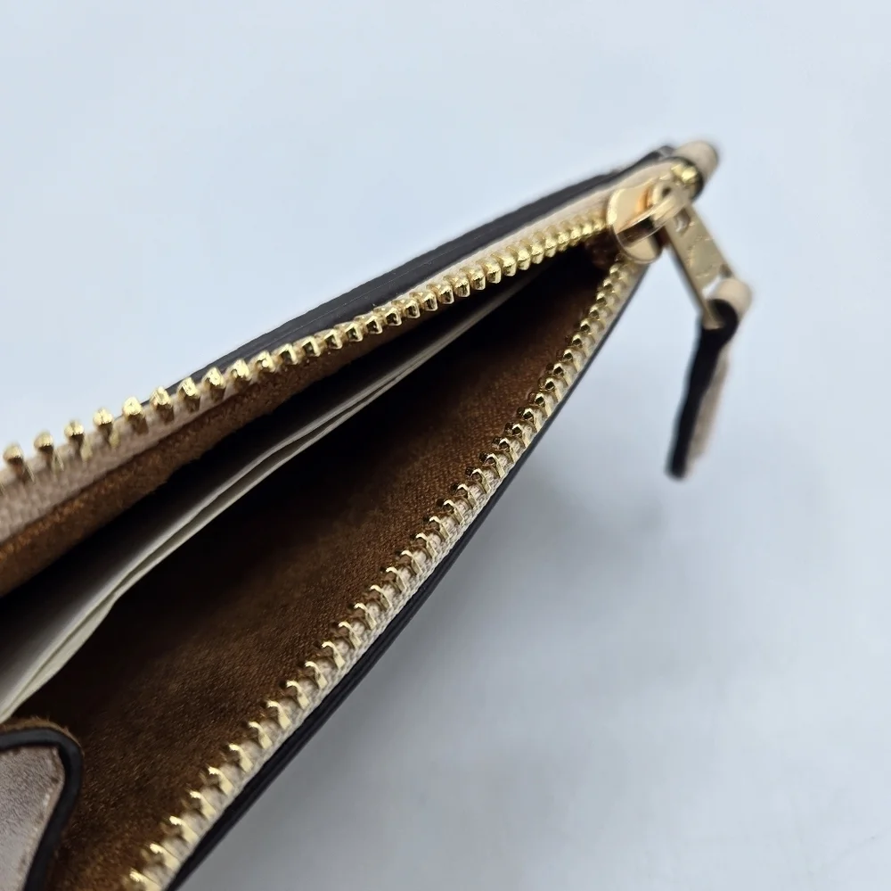 Coach Mini Skinny Id Case Evergreen Print